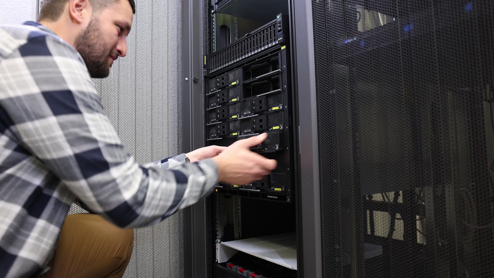 Serverraum der Gemeinde Davos